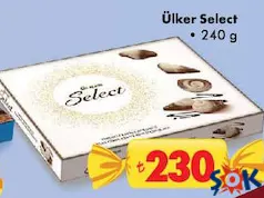 ÜLKER SELECT ÇİKOLATA 240 G - BAYRAM ŞEKERİ/ÇİKOLATASI